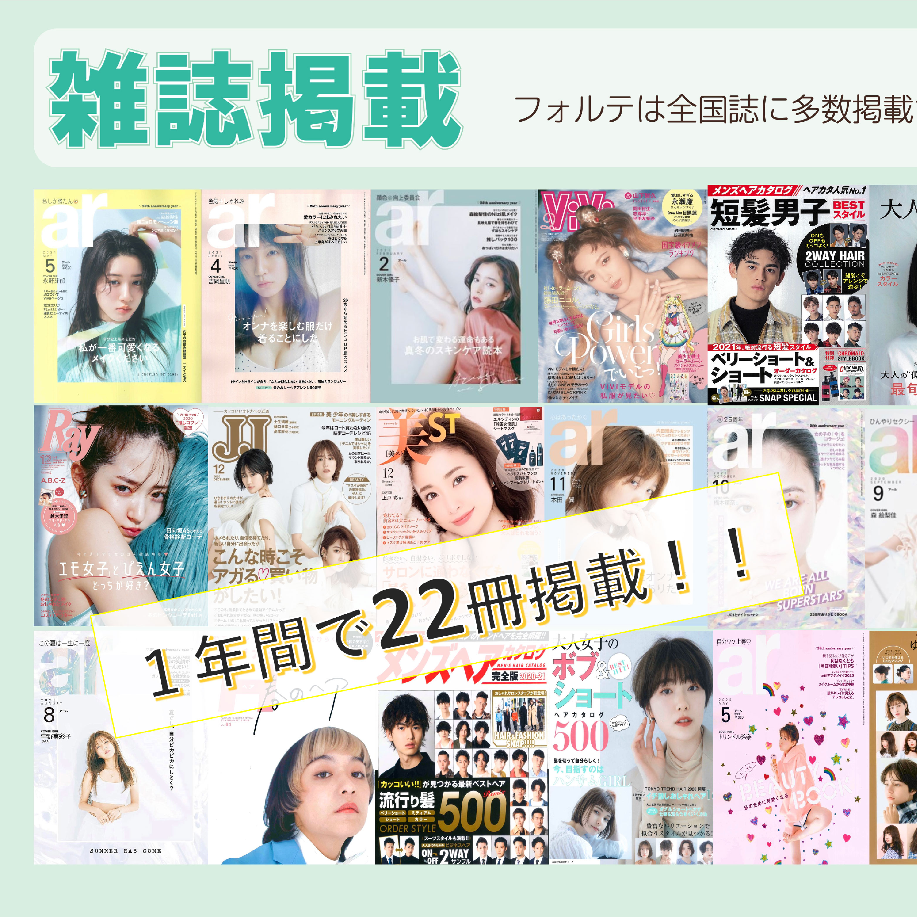 雑誌に作品が<br>掲載される